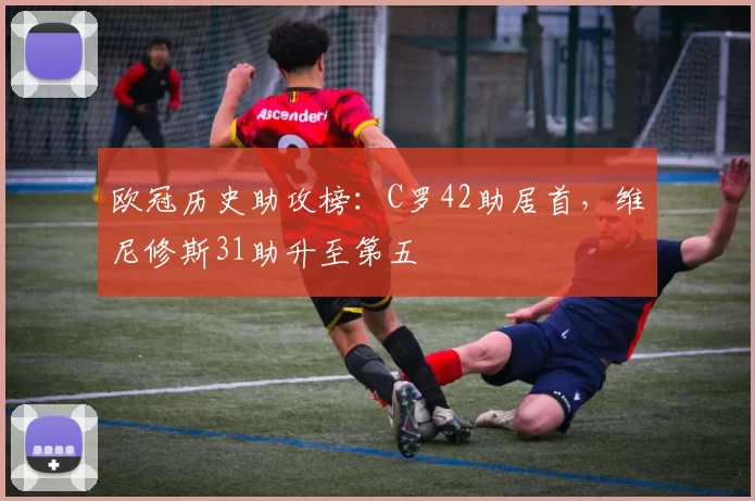 欧冠历史助攻榜：C罗42助居首，维尼修斯31助升至第五