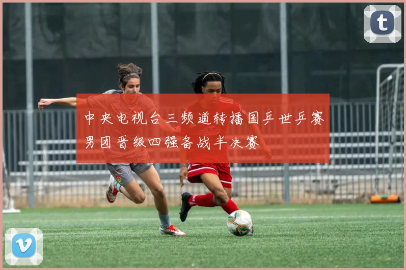 中央电视台三频道转播国乒世乒赛男团晋级四强备战半决赛